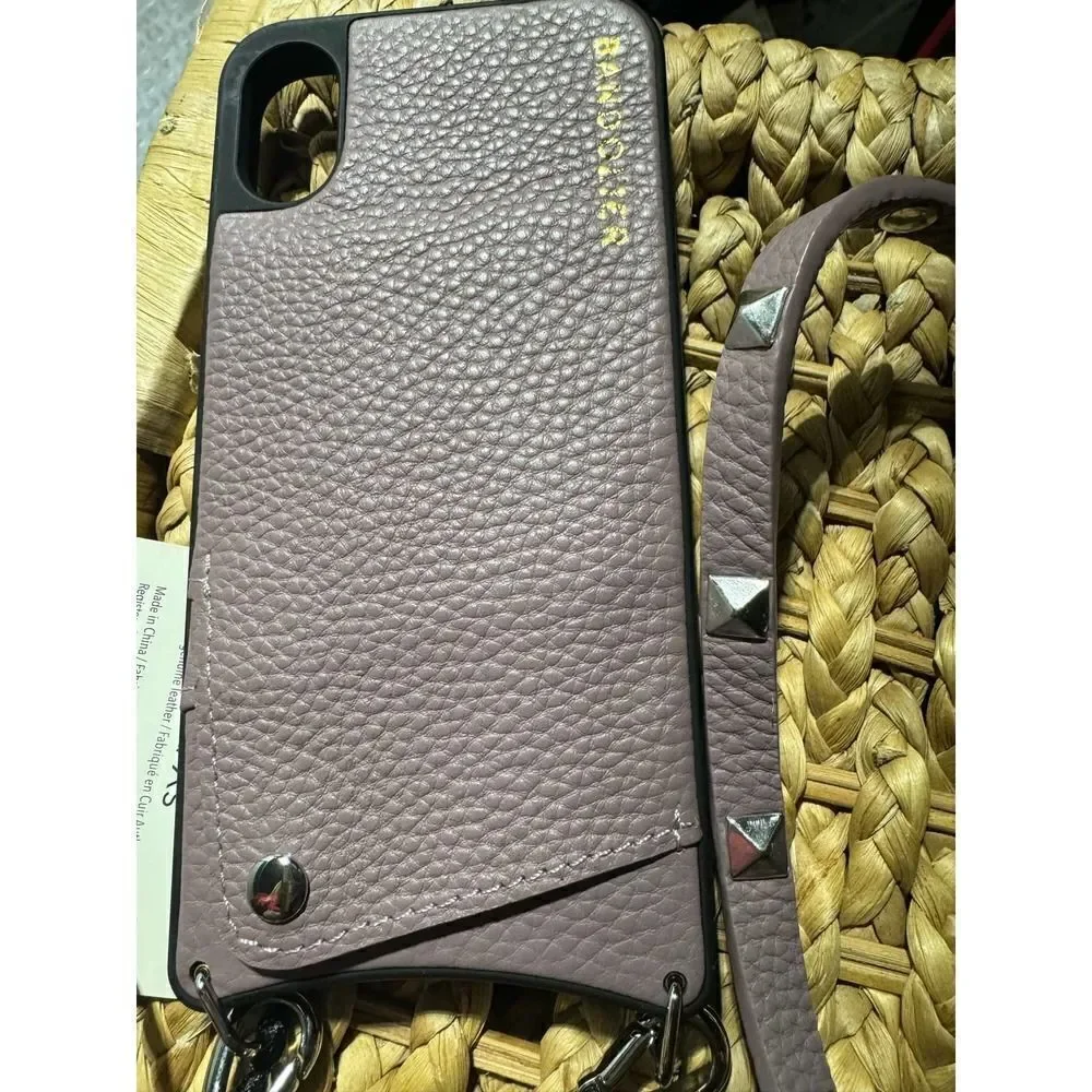 Bandolier sarah pyramid x/xs crossbody iphone case/belt/strap set